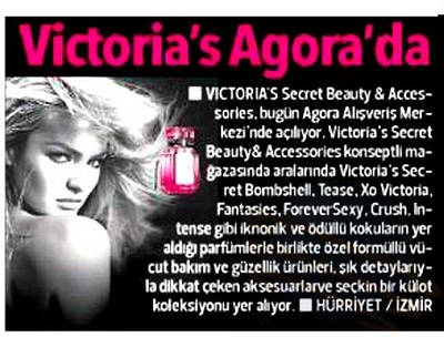 Victoria's Secret Agora'da Açılıyor!