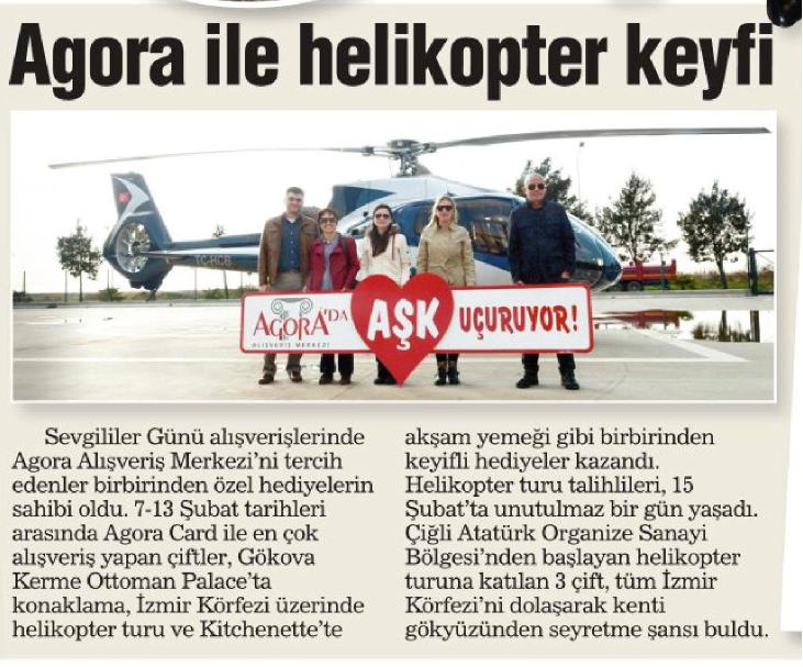Agora ile Helikopter Keyfi