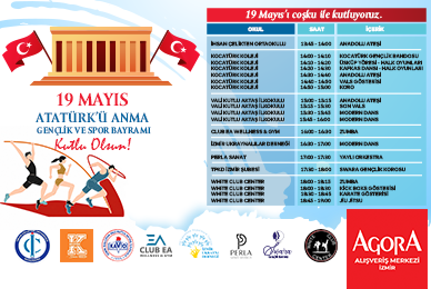 19 MAYIS ATATÜRK'Ü ANMA GENÇLİK VE SPOR BAYRAMI KUTLU OLSUN!
